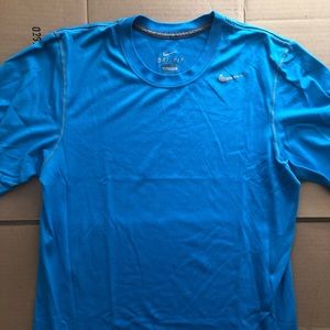 Blue Nike Dri-Fit Running Shirt